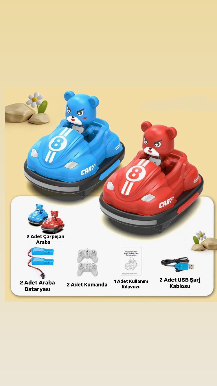 Çarpışan GO-Kart araba