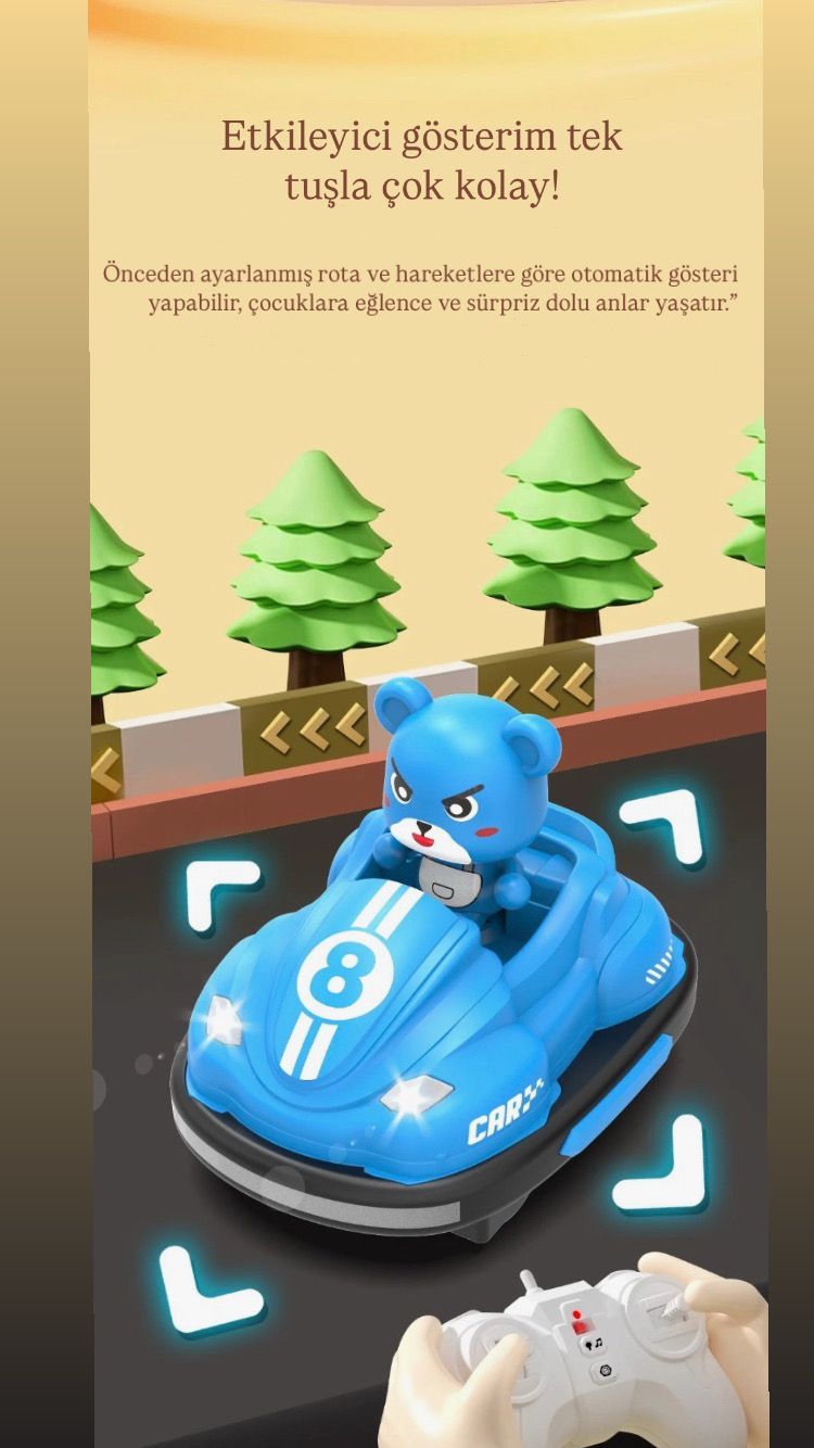 Çarpışan GO-Kart araba